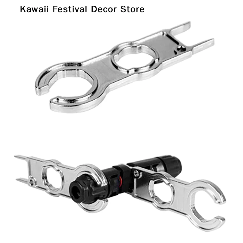 【K】1pcs Metal Connector Tool Wrench Wrench Component Pv Connector Cap Special Wrench Installation Tool Diy Solar Suit