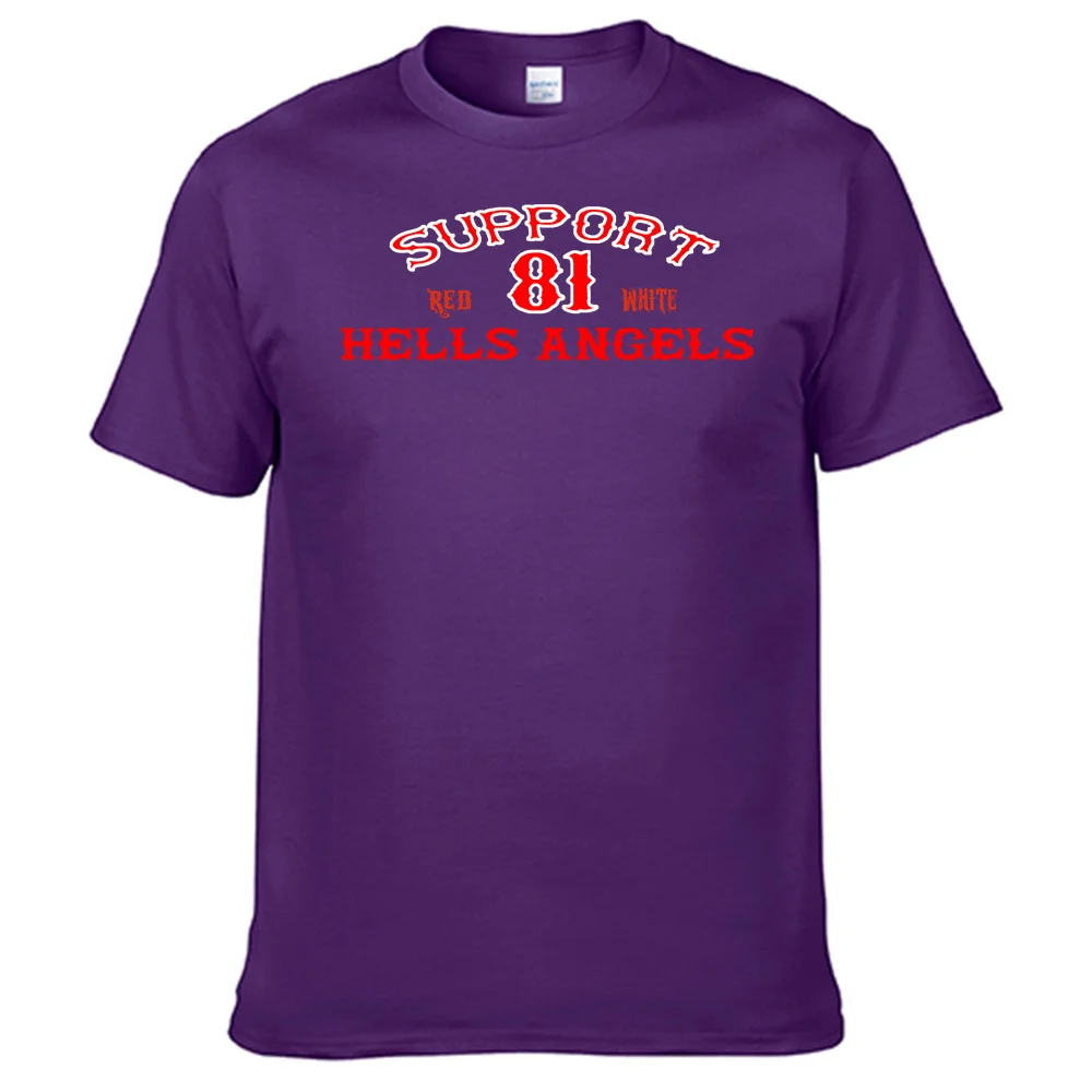 Support 81 Hells Angels Shirt 100% Cotton Shirt N04