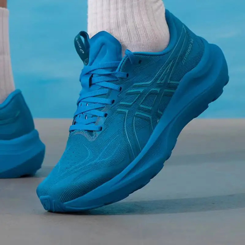 Men ASICS GT-2000 14 Spring Autumn Support Running Shoes 1011C056-405 FF Blast Max Breathable Gradient Blue Mesh Sneakers