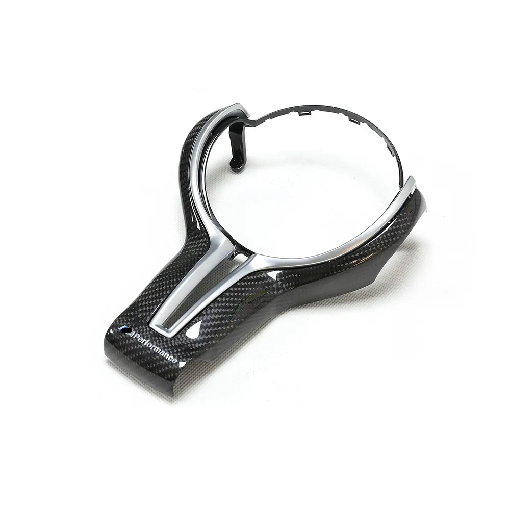 

Real Carbon Fiber Steering Wheel Trims for BMW M2 M3 M4 F87 F80 F82 F83