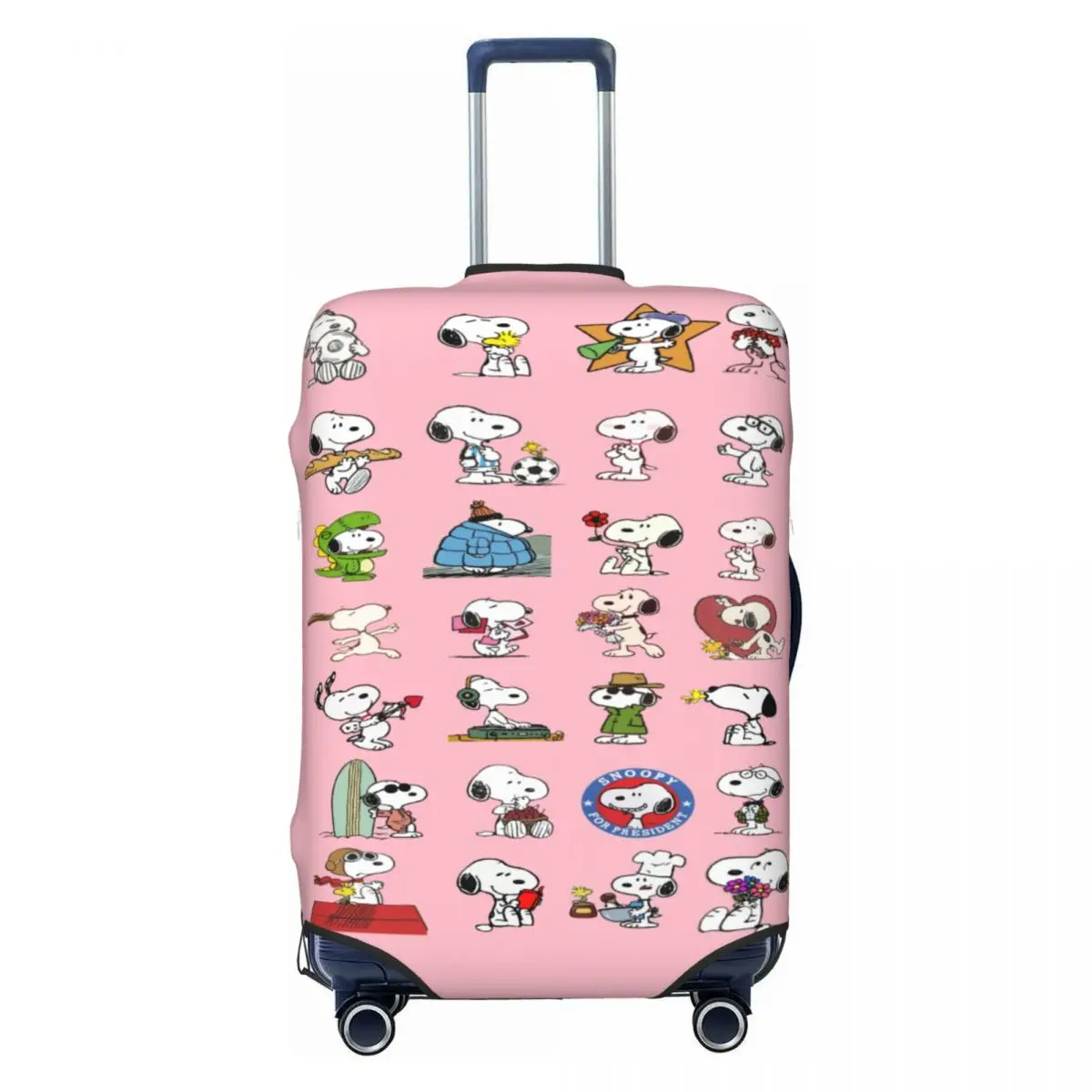 

Custom S-snoopys Animated Cartoon Luggage Cover Fashion Suitcase Protector Covers Suit For 18-32 inch