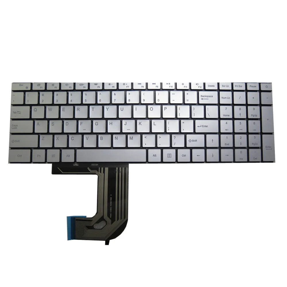 

Laptop Keyboard English US MB3501022 PRIDE-K3993 With Backlit Silver New