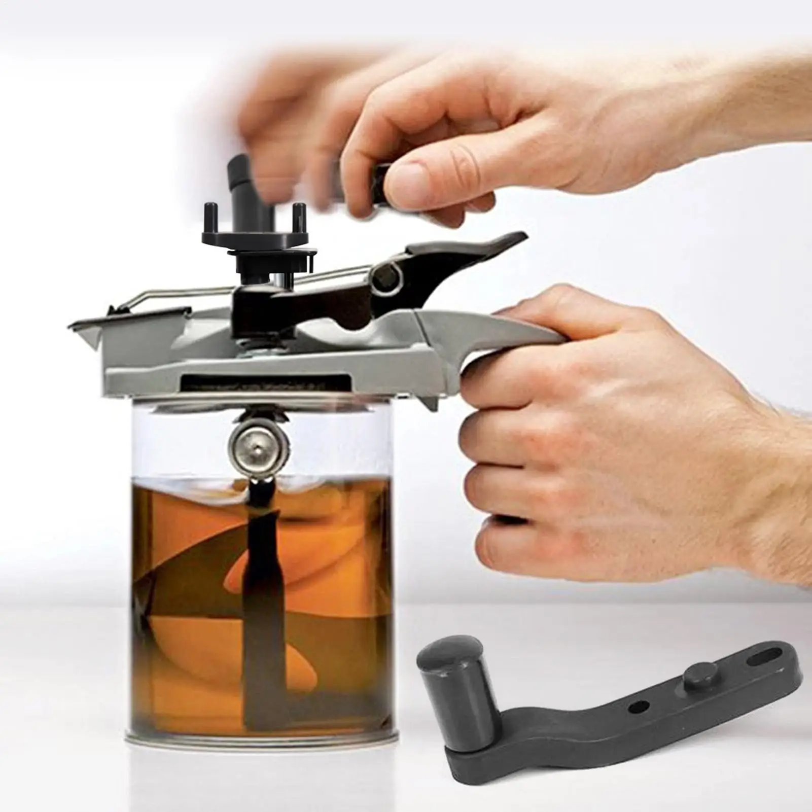 1/4L Mixing Mate Paint Can Lid Mixer With MessFree Handle For Gasoline Paint Coating Mixing Stirrer Painting Supplies