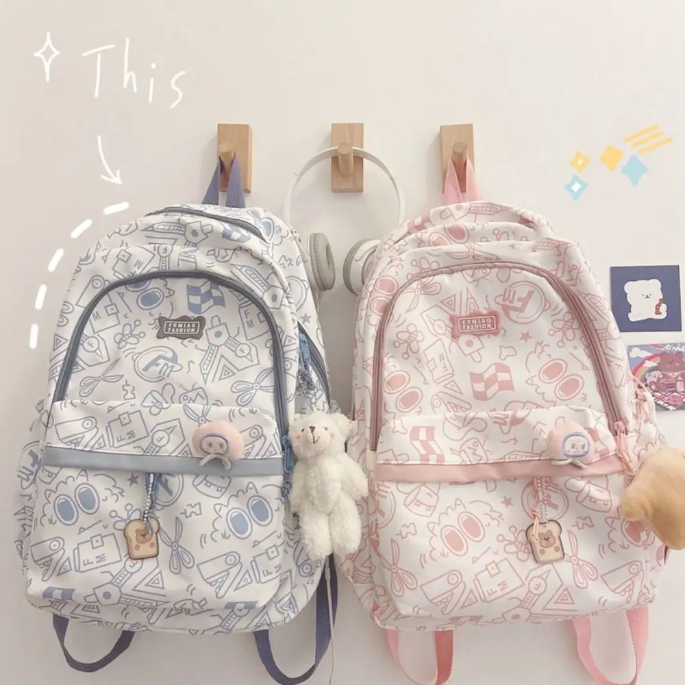 Leisure Time School Backpack Bags for Teenage Girls Backpack Women Bagpack Female Kawaii Bookbag Travel Backpack