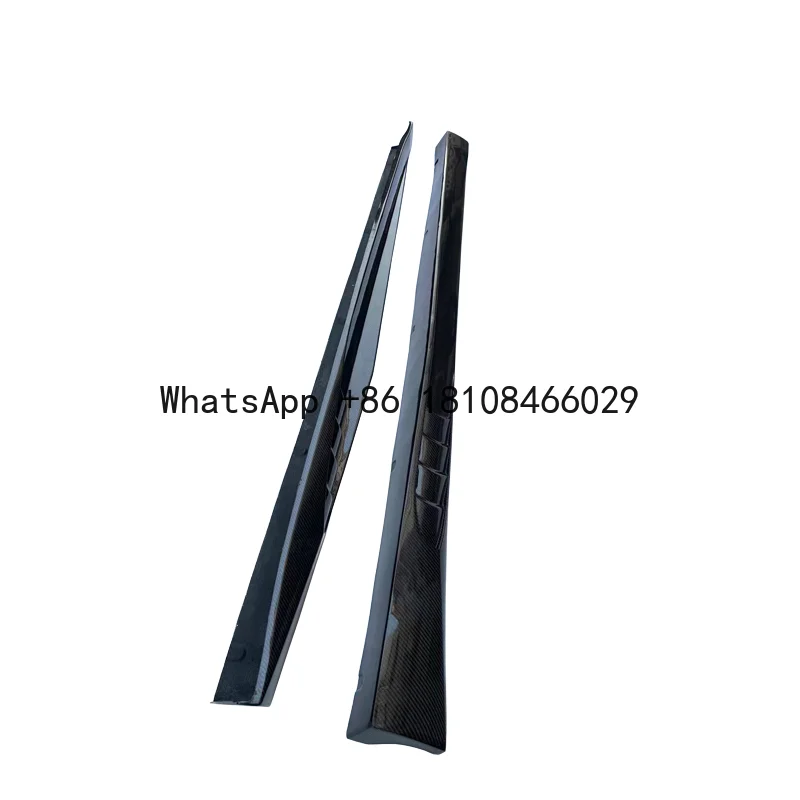 

Боковые юбки из настоящего углеродного волокна для Mercedes-Benz GLA45 X156, аксессуары для бампера, комплект кузова автомобиля X156, боковая юбка Forge