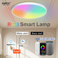 Smart Home RGB Ceiling Lamp WIFI Bluetooth LED Remote Control APP Voice Control Dimming For Bedroom Living Room Kitchen Decor