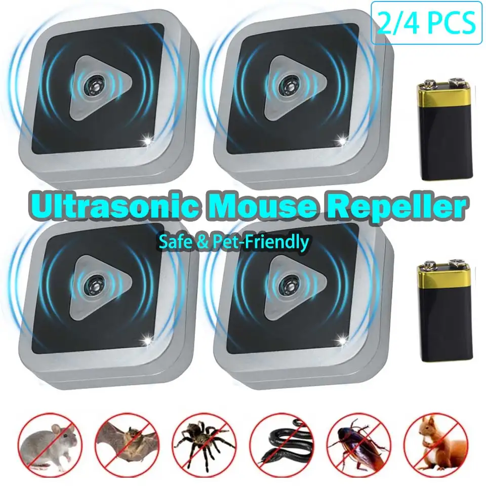 Quiet Ultrasonic Pest Control Repeller Pack