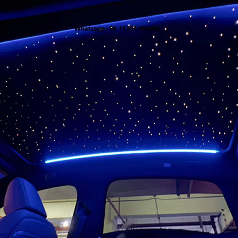 The Electric Sunshade on the Starry Roof of the Model Y in Luxury Style Can Be Controlled Buttons Voice for Sun Protection