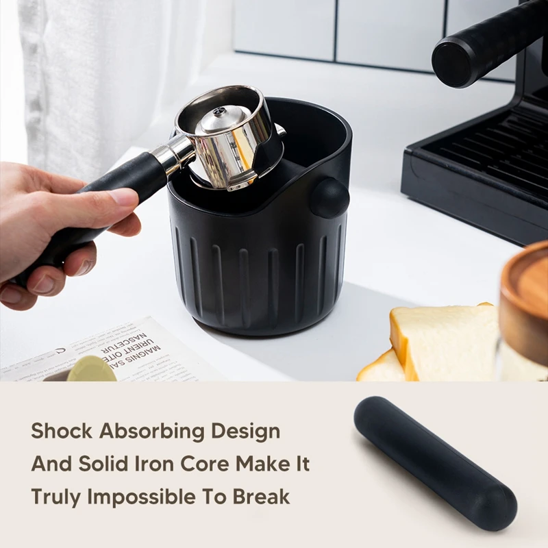 Coffee Knock Box Coffee Grounds Bucket Coffee Powder Trash Bin Residue Box Detachable Knock Coffee Grinder Accessories