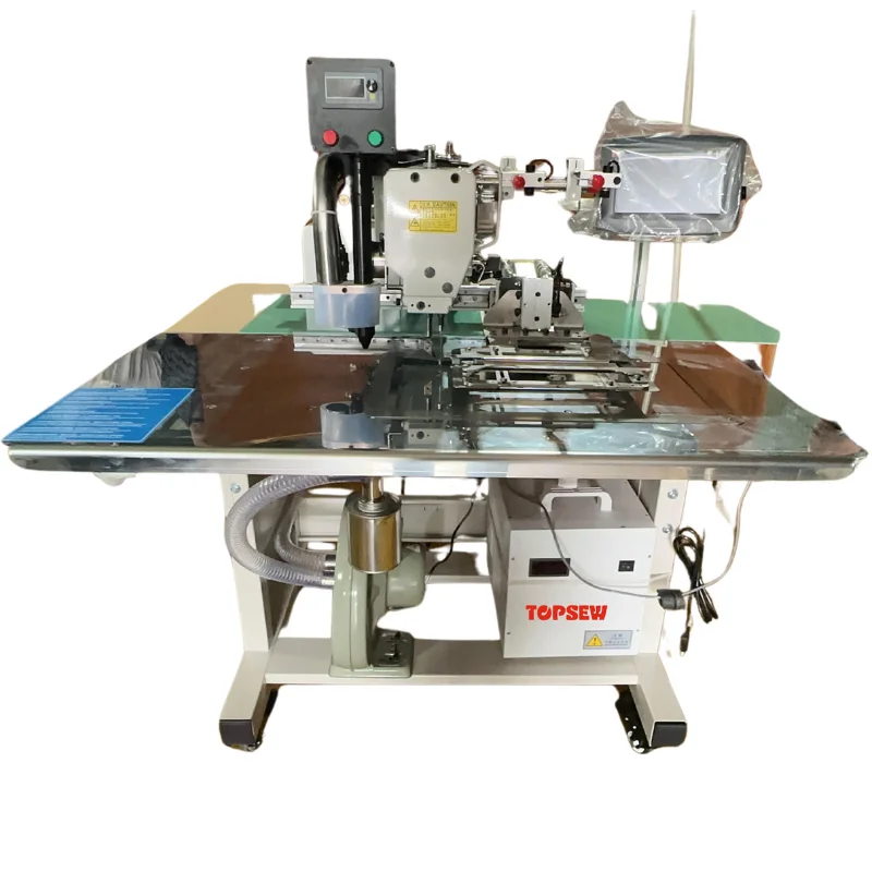 ATV&UTVTOPSEW TS-3020-LS Automatic Laser Pocket Welting Machine Motor Programmable Features Thread Trimmer Hidden Pocket Sewing