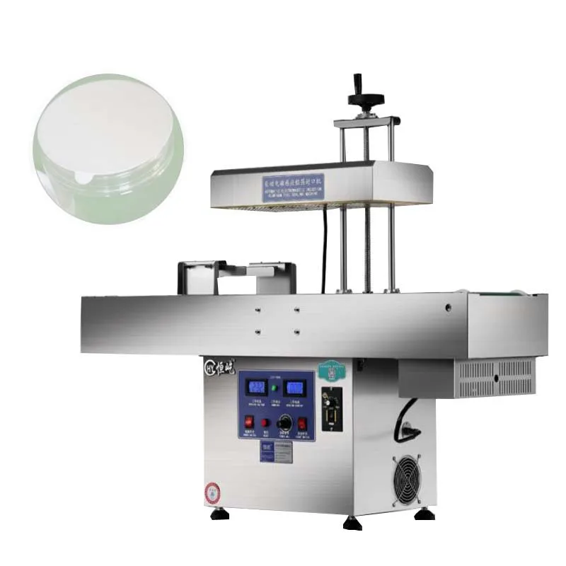 Aluminum Foil Sealing Machine Electromagnetic Induction Continuous Induction Fast Work Plastic Glass Bottle Cap Sealing Machine