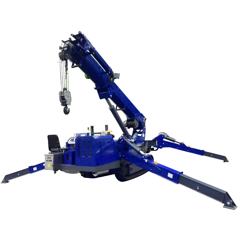 3T 5T 8T All Round Spider Crane And Tracked Spider Lift With 360 Rotation For Warehouse Factory And Renovation Work