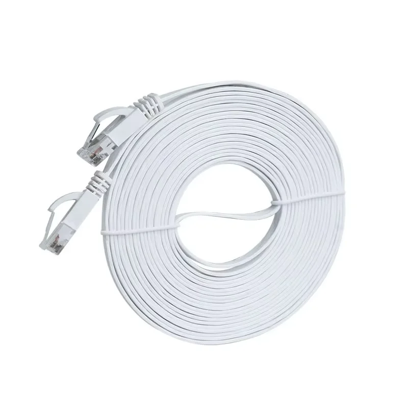 0.3m 0.5m 1m 5m 10m 20m 30m Cat6 Gigabit Broadband Router Network Cable Cat6 Flat Network Cable for Laptop Router PC Router PS5