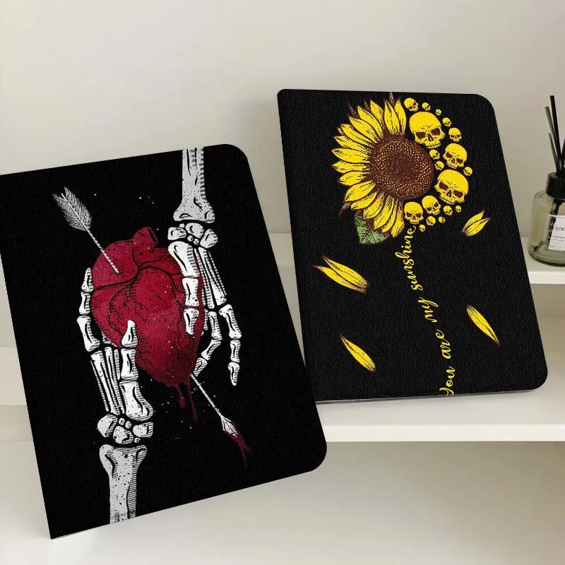 

Skeleton Hands Red Heart Gift Tablet Case For Samsung Tab Galaxy S6 S11 A A7 A8 A9 A11 10.1 10.4 10.5 Plus Lite