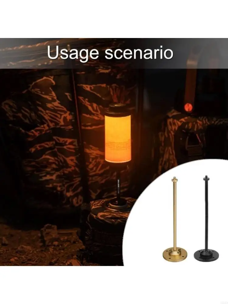 Light Weight Desktop Light Stand Aluminum Alloy Outdoor Light Support Holder 