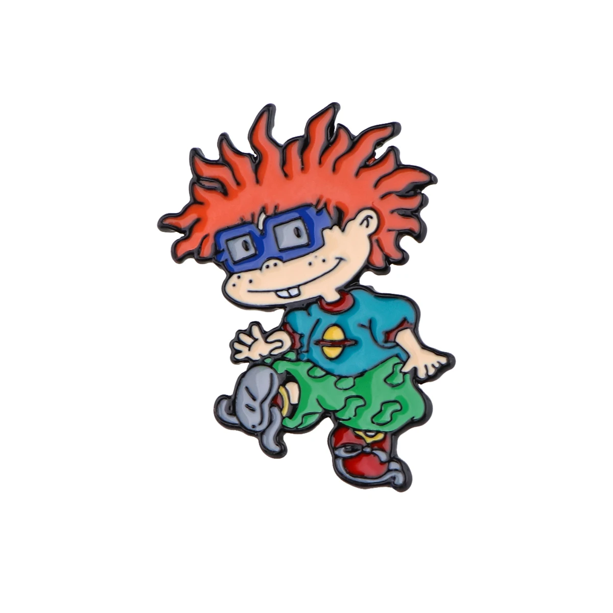 مضحك شقي تشايلدز Rugrats المينا دبوس الكرتون دبابيس امرأة الرجال على ظهره اكسسوارات أكياس شارة موضة التلبيب مجوهرات هدايا