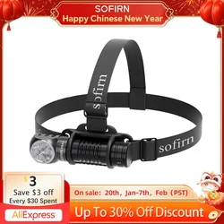 Sofirn Headlamp HS41 6500k SST20 LED  21700 USB C Rechargeable with 4000lm Powerful Torch Indicator with Magnet Tail