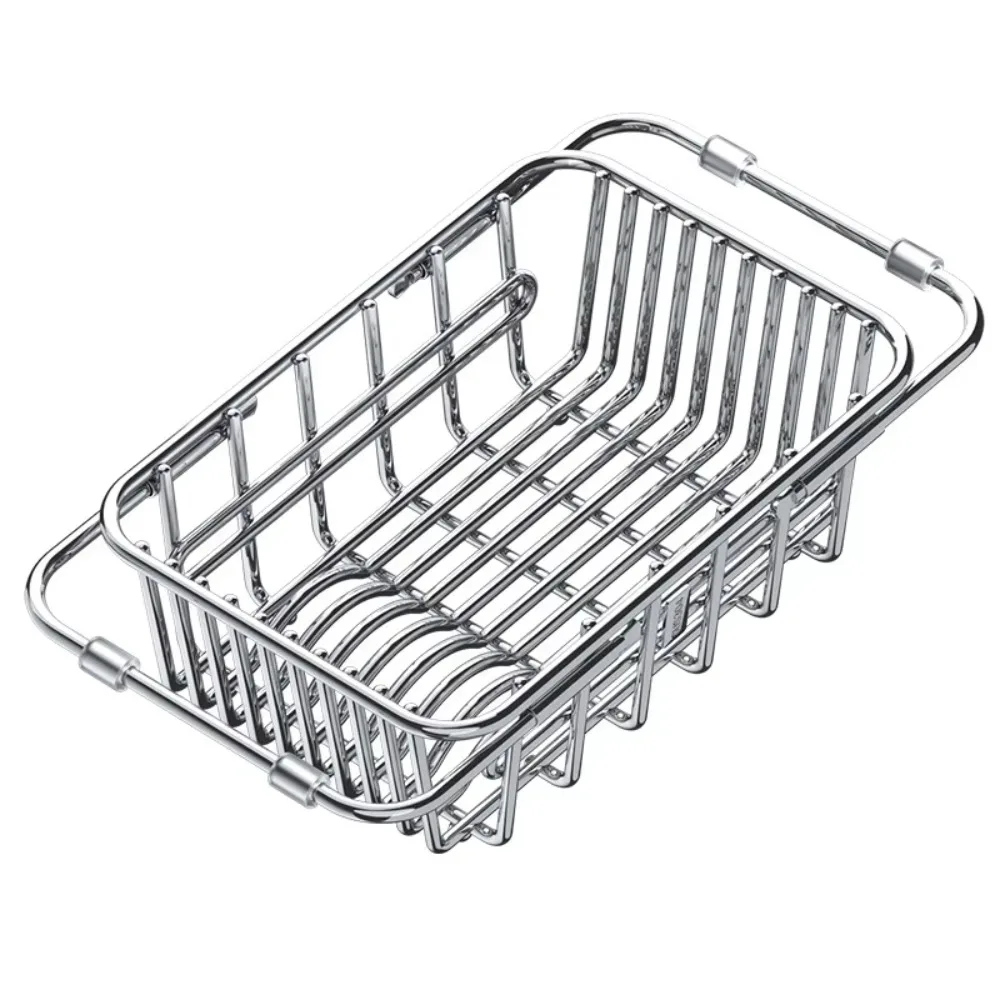 

Сушилка для посуды из нержавеющей стали 304, большая вместимость, регулируемая конструкция, для кухонной раковины, с защитой от ржавчины