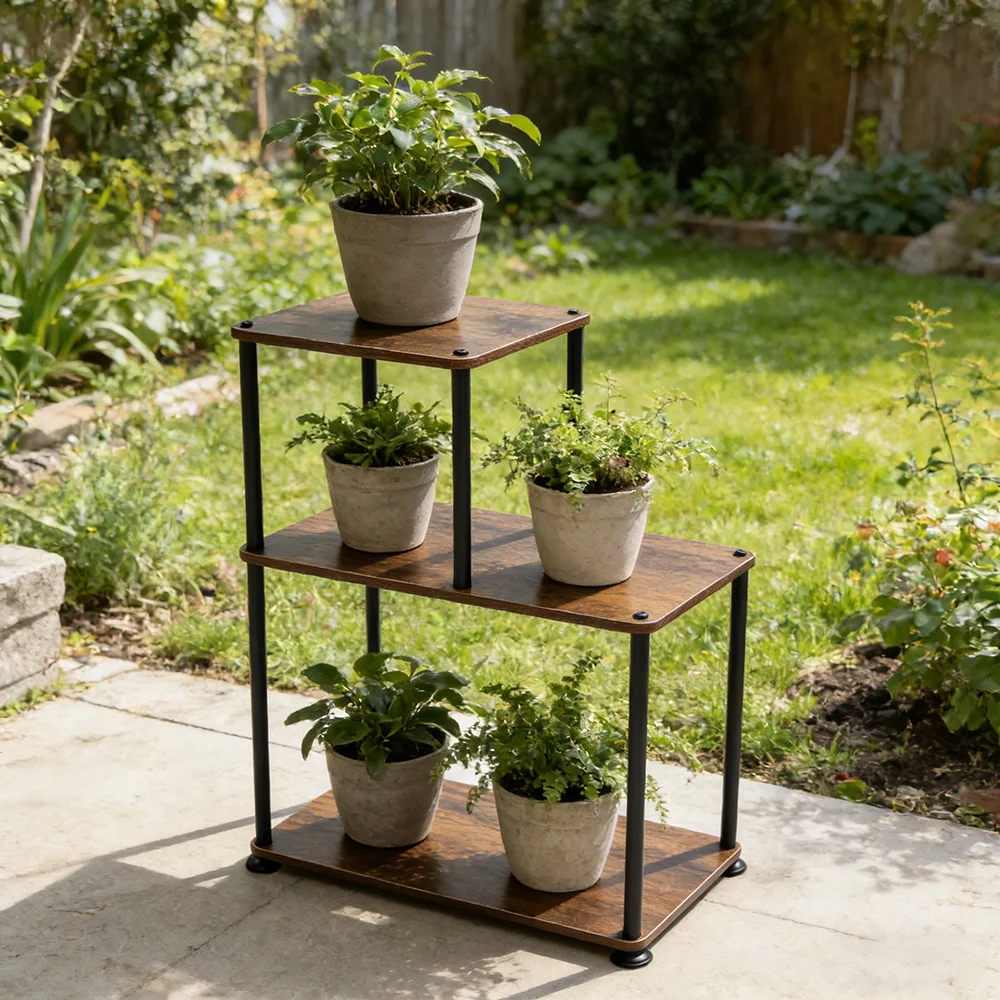 vintage-industrial-3-tier-ladder-plant-stand-rustic-wood-flower-shelf-with-iron-frame-freestanding-multi-level-planter-rack-fo