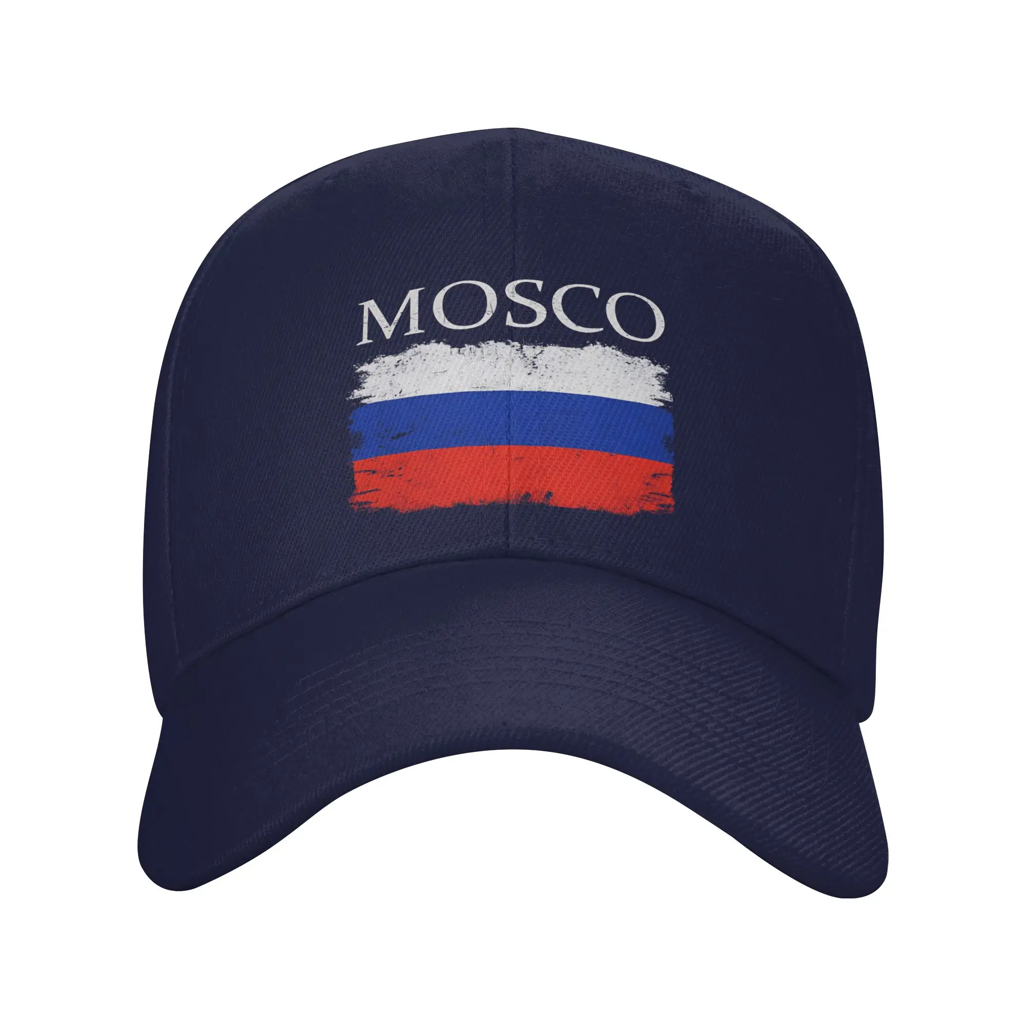Summer Casual Baseball Cap Mosco Russia Flag Tourist Capital Mosco Tennis Skate Hats For Unisex Men Snapback Cap