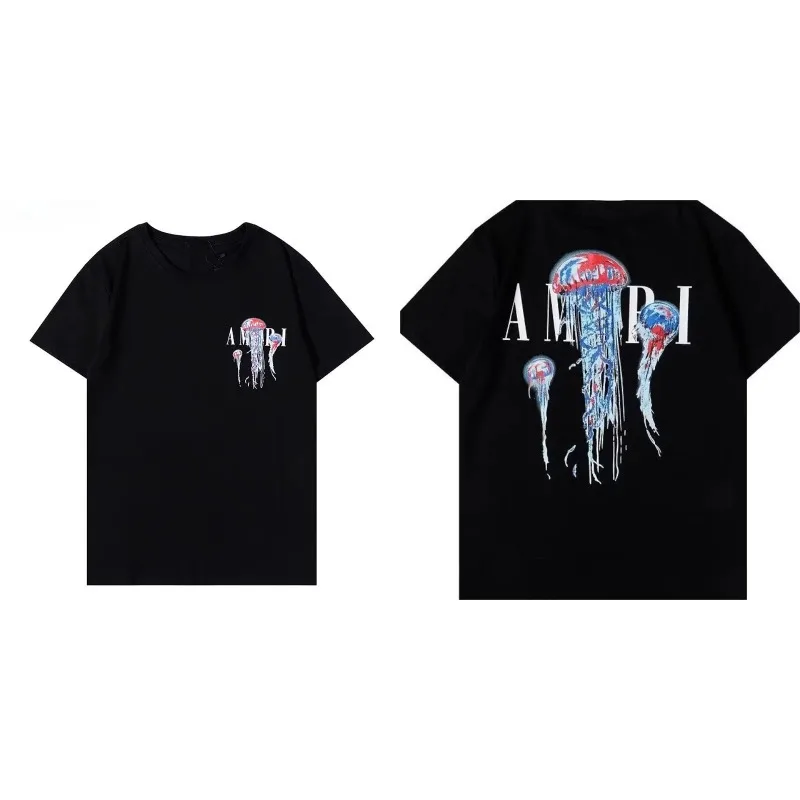 

Новые модные повседневные мужские и женские футболки с ярким принтом в стиле хип-хоп, летние футболки высокого качества из чистого хлопка