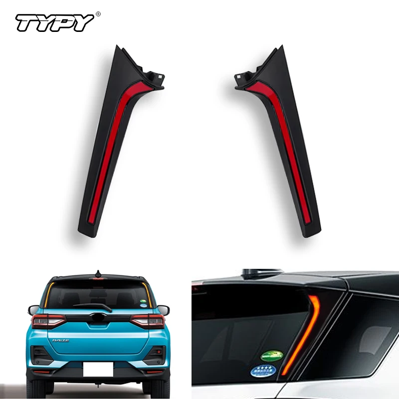 

TYPY Car Trunk Tail Lights For Toyota Raize Ativa 2020 2021 2022 fog lamp Brake turn signal lamp LED Rear Bumper tail light