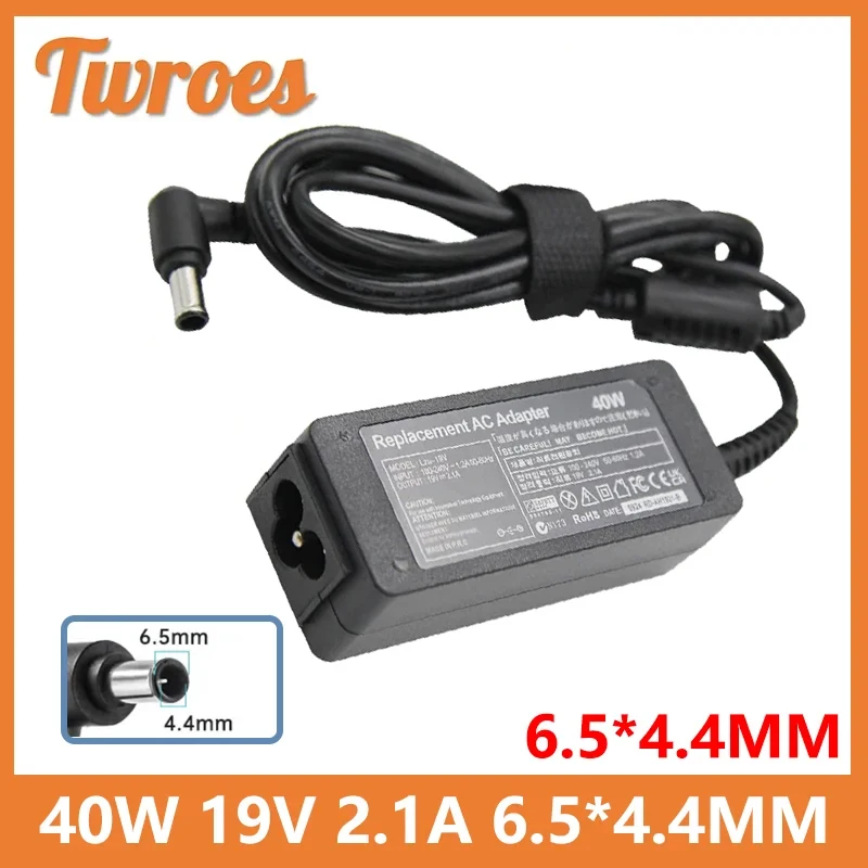 AC Adapter LG Charger 19V 2.1A 6.5x4.4 for LG Monitor 23