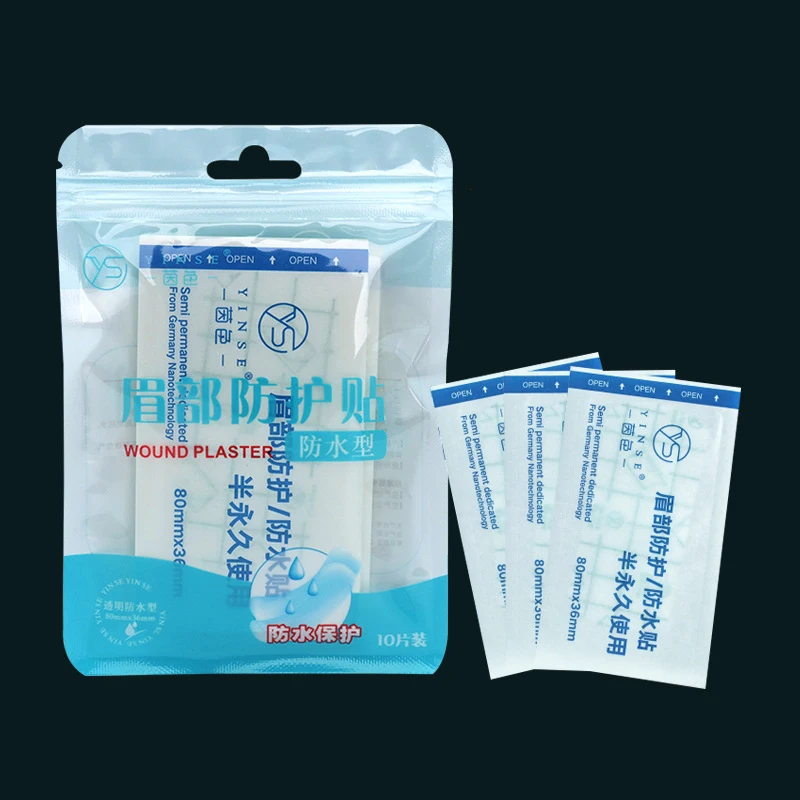 10PCS Eyebrow Tattoo Protector Stickers Film Makeup Professional Protective Sticker Tape For Permanent Makeup Eyebrow Accessory - view 5