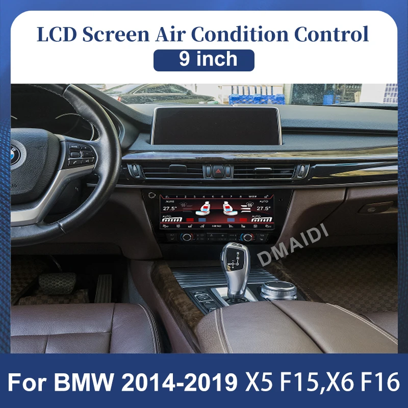 

LCD Digital AC Panel Display Screen For BMW X5 F15 X6 F16 2014-2019 Voice Air Conditioning Control Touch