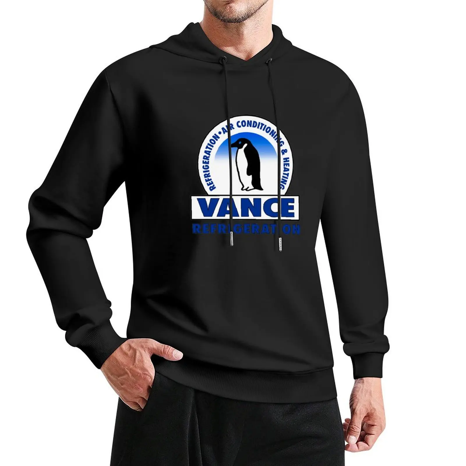 Vance Refrigeration (Penguin Logo) Pullover Hoodie graphic t shirts men autumn mens clothes mens hoodie