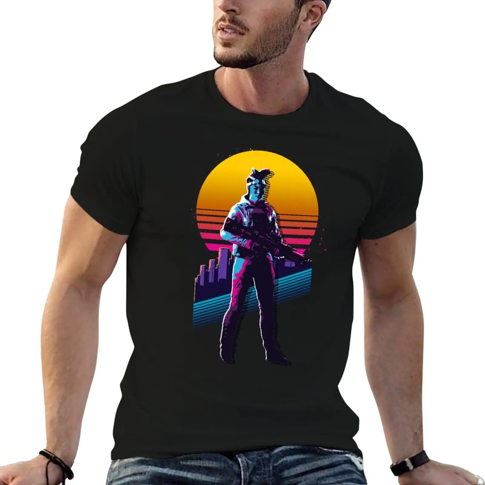 Battlefield 2042 - Paik *80s retro* T-Shirt Plus Size All Match Tee Shirt