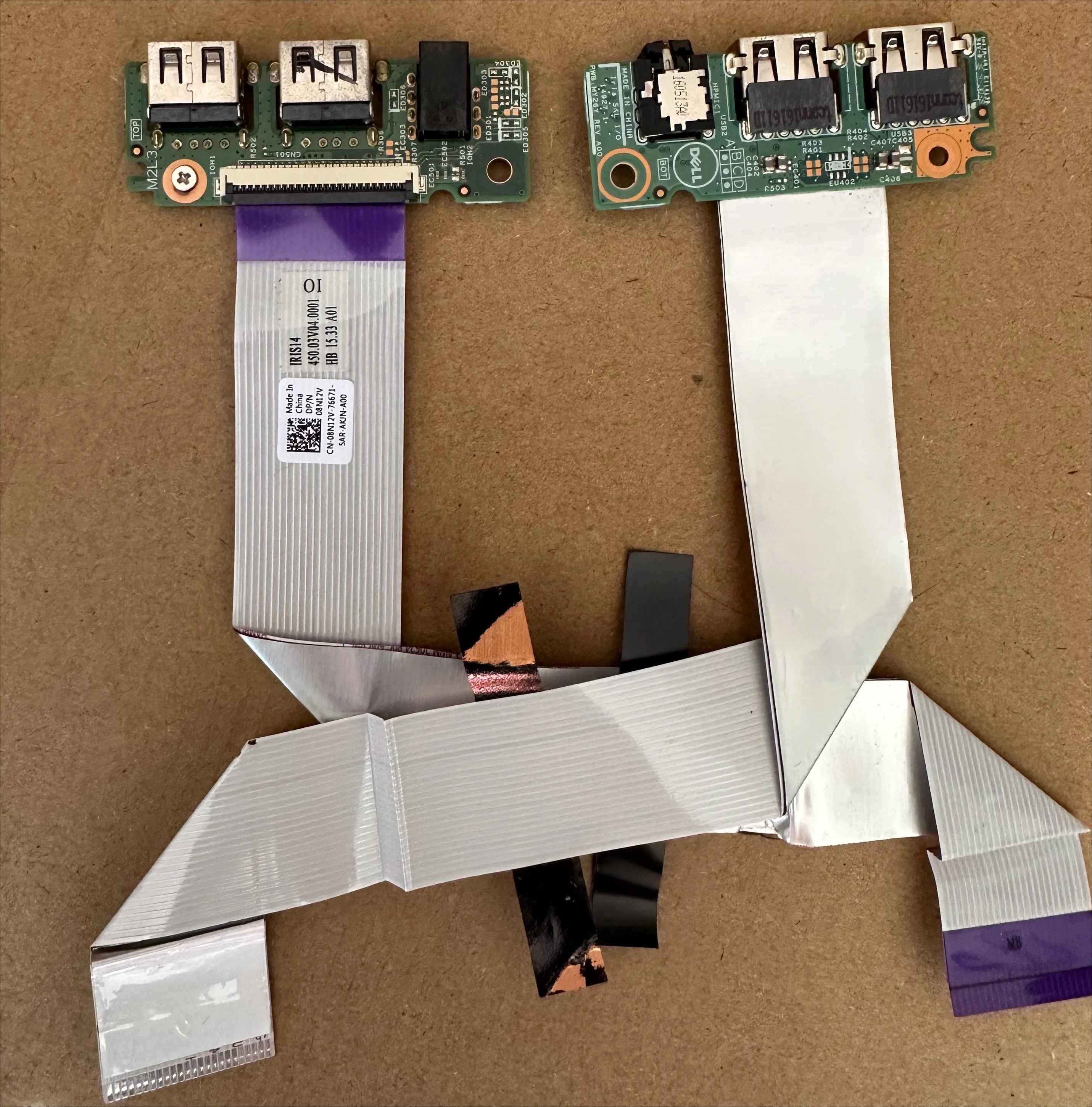 

Для оригинальной Dell 15 3551 3552 3558 3459 USB-плата, маленькая аудиоплата 14927-1 0GCD7