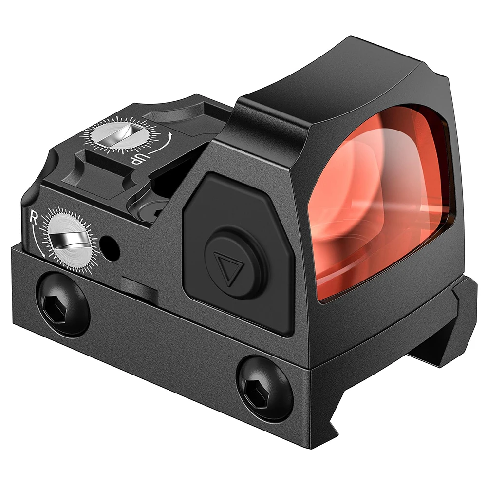 RMR Red Dot Sight Motion Awake 2 MOA Red Dot Scope Hunting Riflescope Optical Sight with Adapter Plate for MOS and 21mm Rail