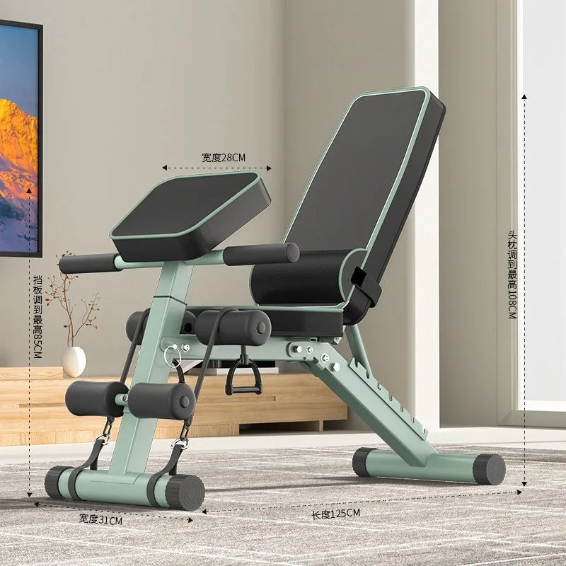 

Dumbbell Bench Press Men's Sit-Up Assistor Home Fitness Chair Multi-Functional Exercise Equipment Folding Chair