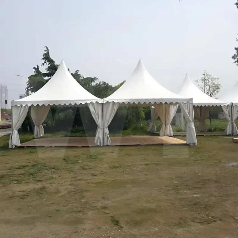for WT Brand 5x5m Pagoda Tent for 15 People Party Wedding Event Exhibition Rental Factory Direct