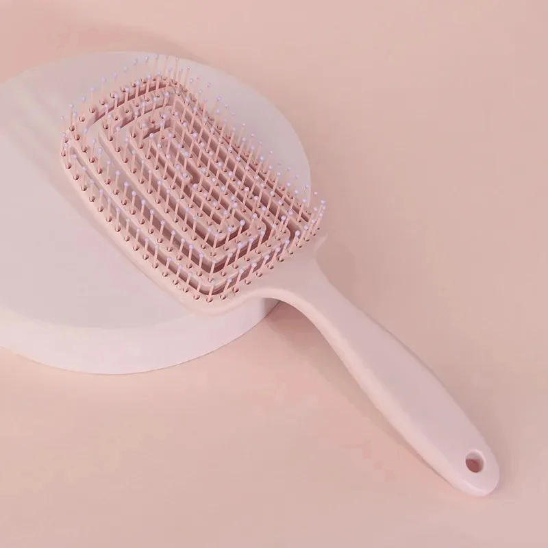 Women's Salon Wet Hair Brush Anti Static Scalp Exfoliating Massage Comb Detangling Styling Hairdressing Tool 1pc view 6