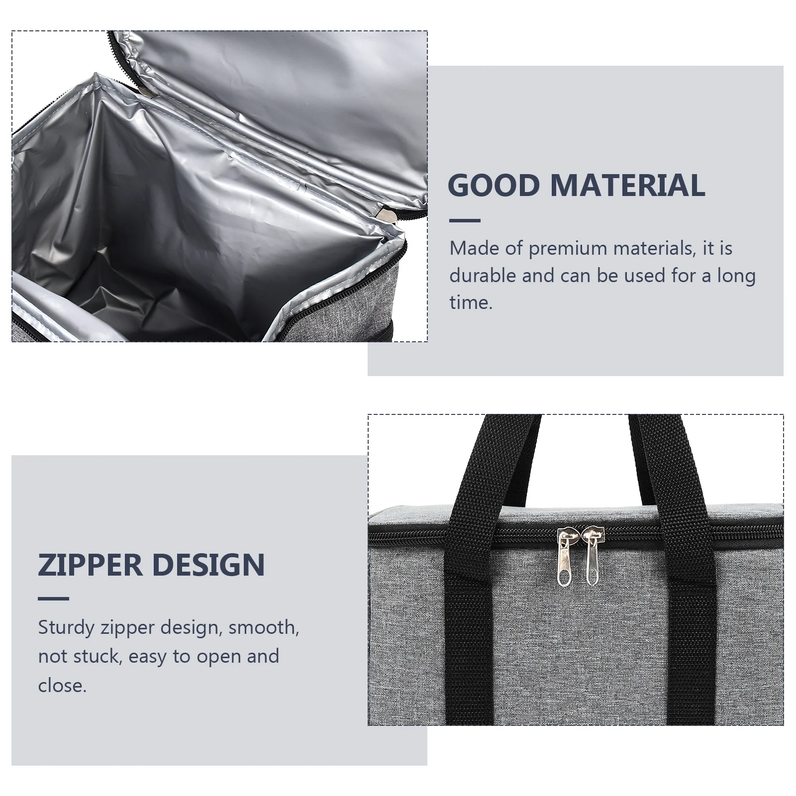 

Insulated Ice Oxford Cloth Cooler Bag Thermal Bento Portable Lunch Picnic Food Portable Insulation Bag Storage Kitchen Bar