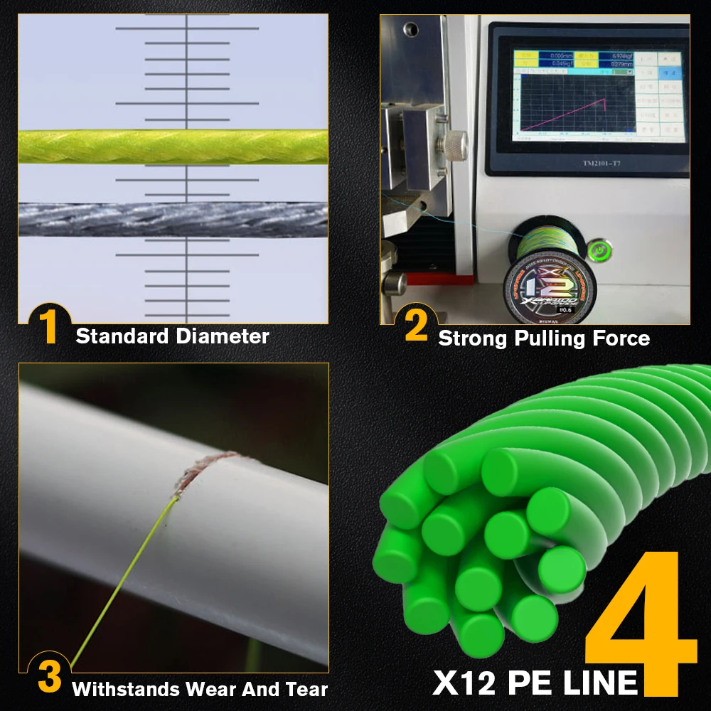Xbraid X12 – Sedal trenzado multifilamento Original de Japón - imagen 2