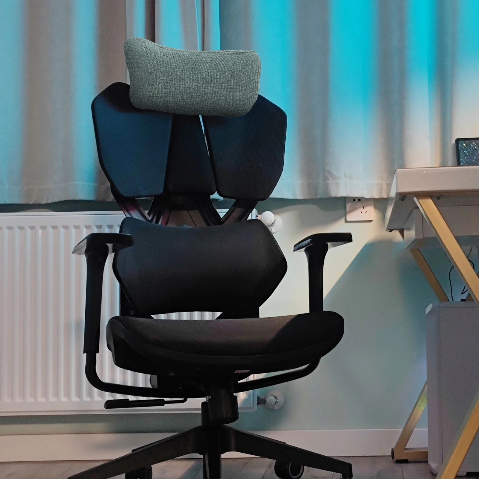 

Headrest Cover For Office Elastic Polyester Non-Slip Machine Washable Computer Chair Head Pad Sleeve Work Chair Headrest