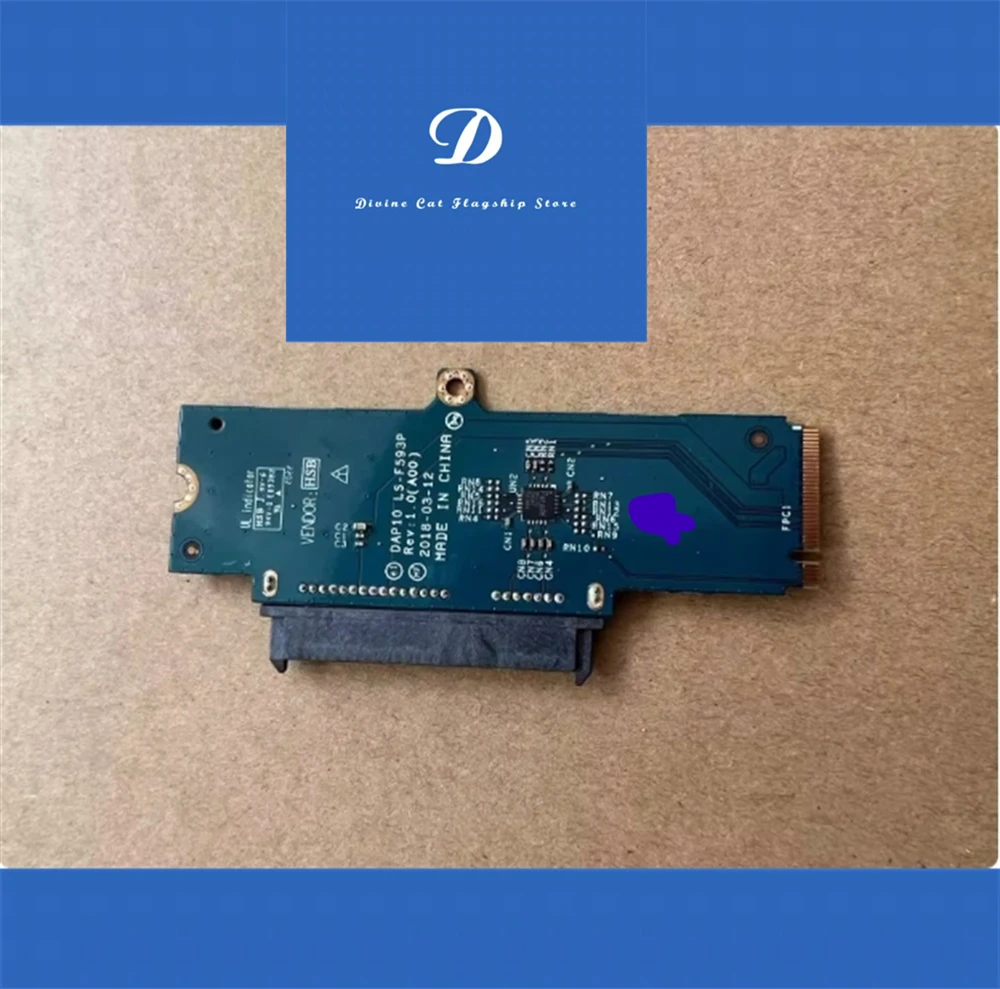 FOR  Dell Precision 7530 7540 HDD LS-F593P Hard Disk Interface Board