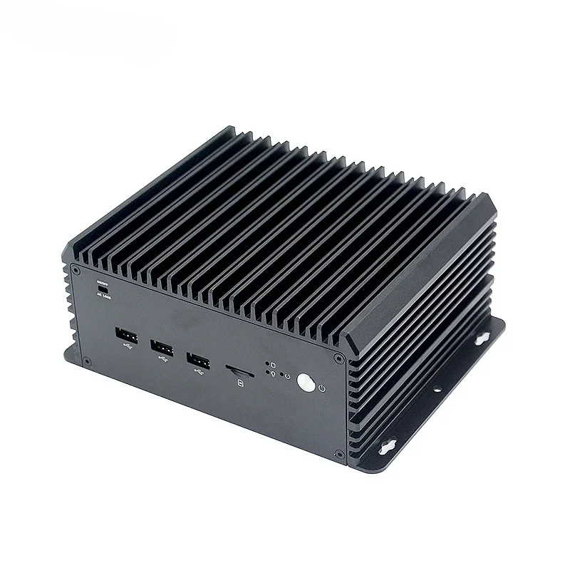 Fanless mini computer I5 8265U Micro Portable Support Three Display Mini Industrial PC Aluminum Material For Workshop Game