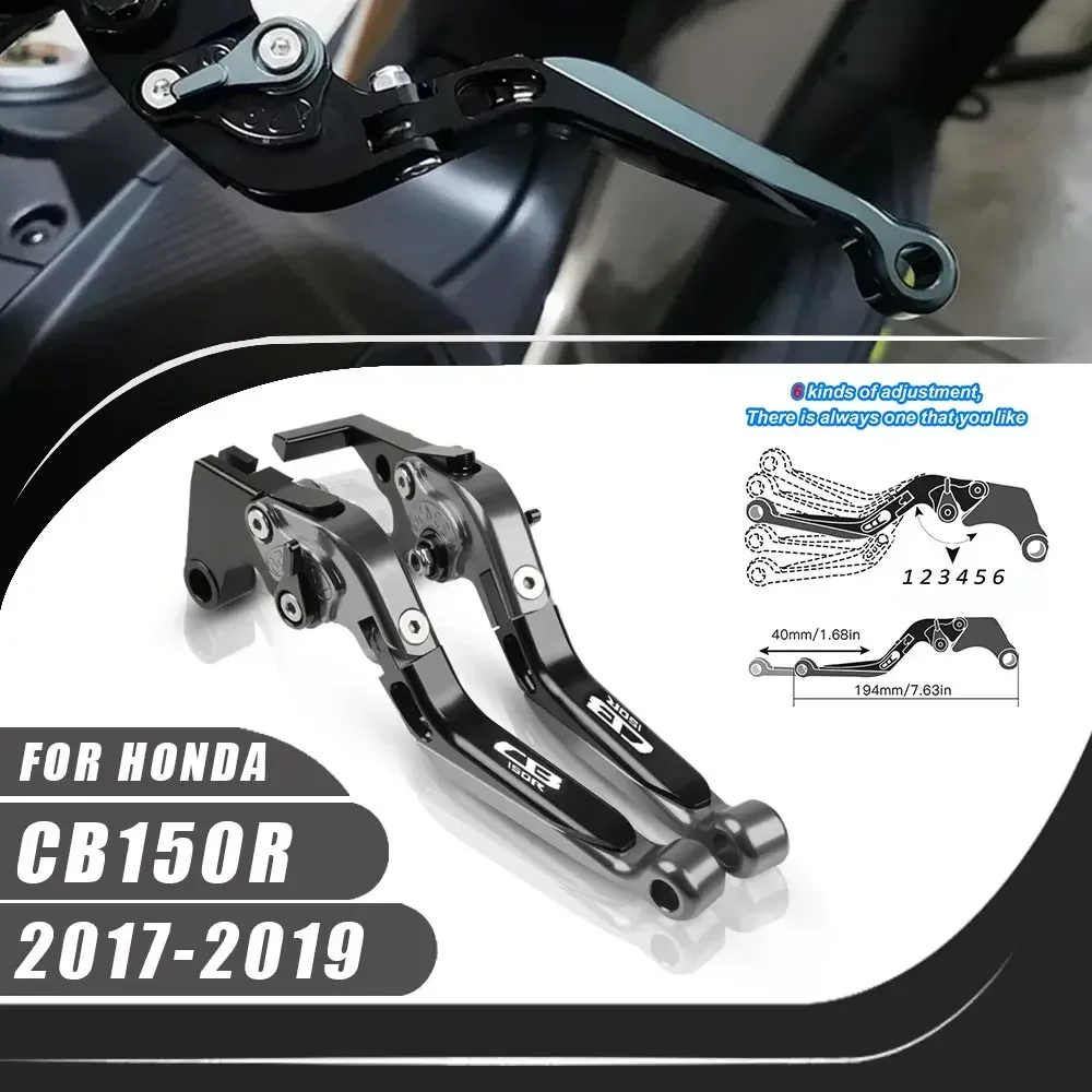 

For Honda CB150R 2017-2019 CB 150R CNC Clutch Lever Brake Lever Set Adjustable Folding Handle Levers Motorcycle Parts