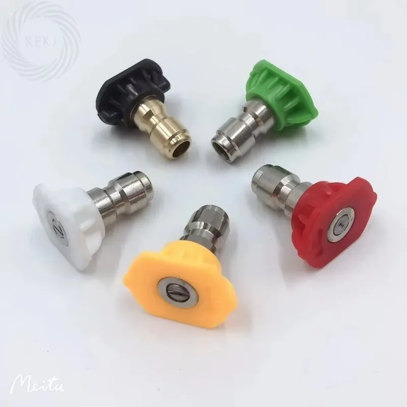 pkx-pour-connexion-rapide-1-4-avec-l'ue-et-les-Etats-unis-comprend-7-buses-canon-a-mousse-double-adaptateur-rondelles-haute-pression-a-double-tete-en-metal-compatibles