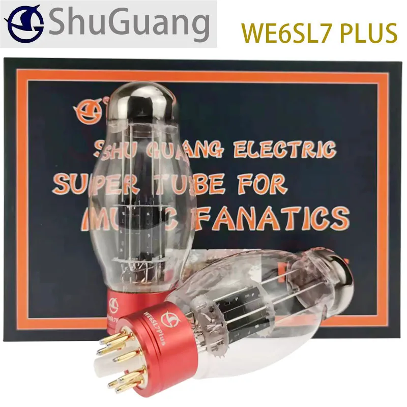 ShuGuang WE6SL7 PLUS 6SL7 Vacuum Tube Precision Matching Valve Uupgradation 6N9P 5691 CV1985 6H9C 6SL7 Electronic Tubes