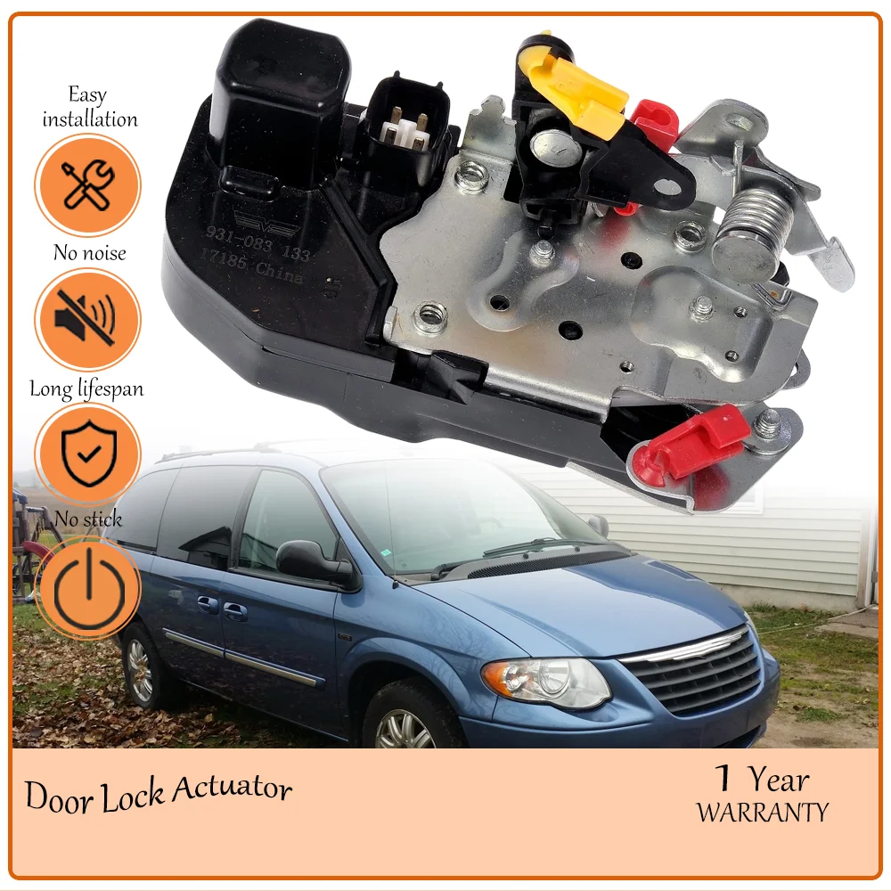 

Heavy-Duty Front Passenger Side Door Lock Actuator oem 931083 931-083,4894516AD Compatible with Chrysler Town Country 2003-2007