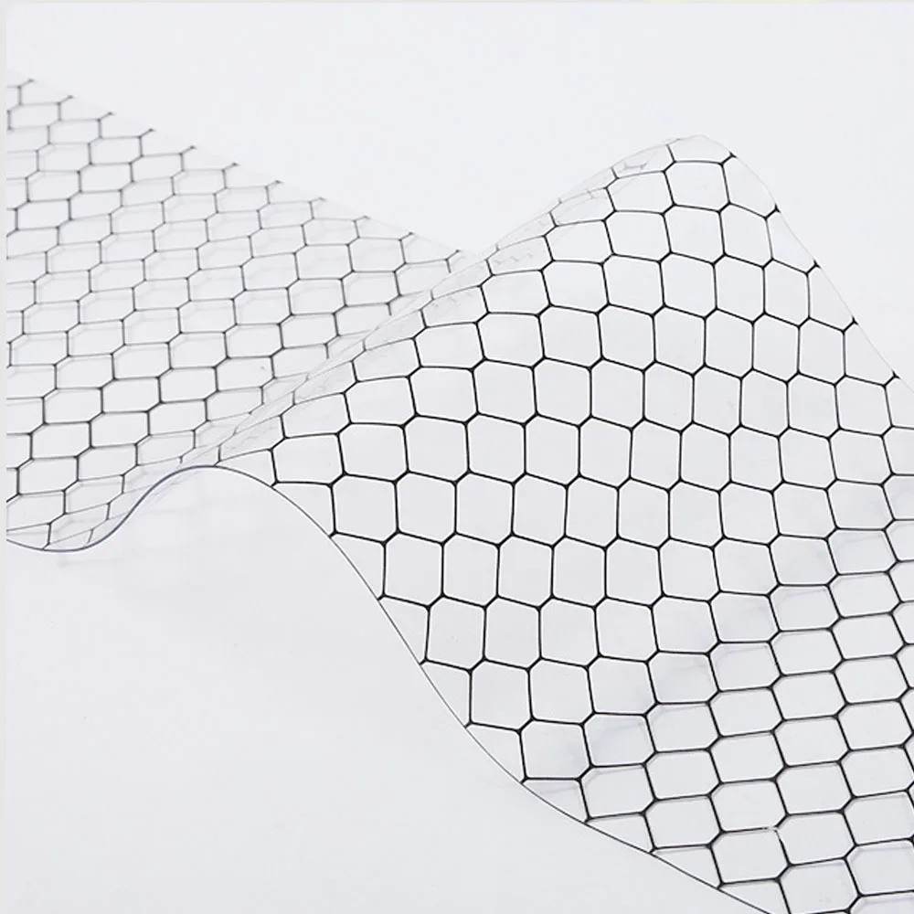 2025Wholesale China Factory Customized Size Transparent PVC Anti-Static Grid Curtain Film Roll