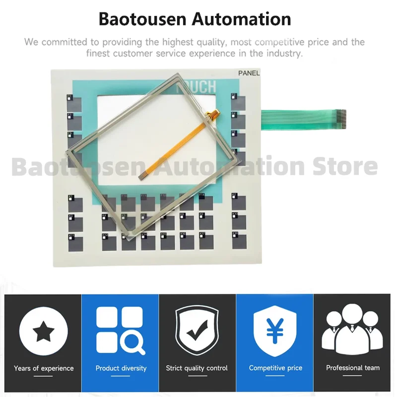 100% brand new OP177B 6AV6642-0DA01-1AX0 6AV6642-0DA01-1AX1 Touch screen panel keyboard with keyboard