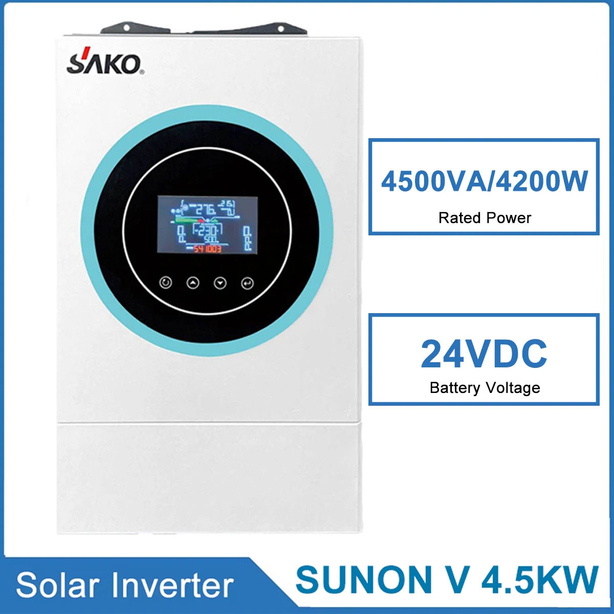 SUNON V 4.5KW Pure Sine Wave Household Solar Photovoltaic Energy Storage Inverter Off-grid Control Integrated Machine