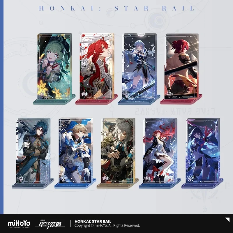 [Genuine] Game Honkai: Star Rail Light Cone Series Acrylic Quicksand  Brand 3D Anime DIY Ornaments Cosplay Fashion Accessories