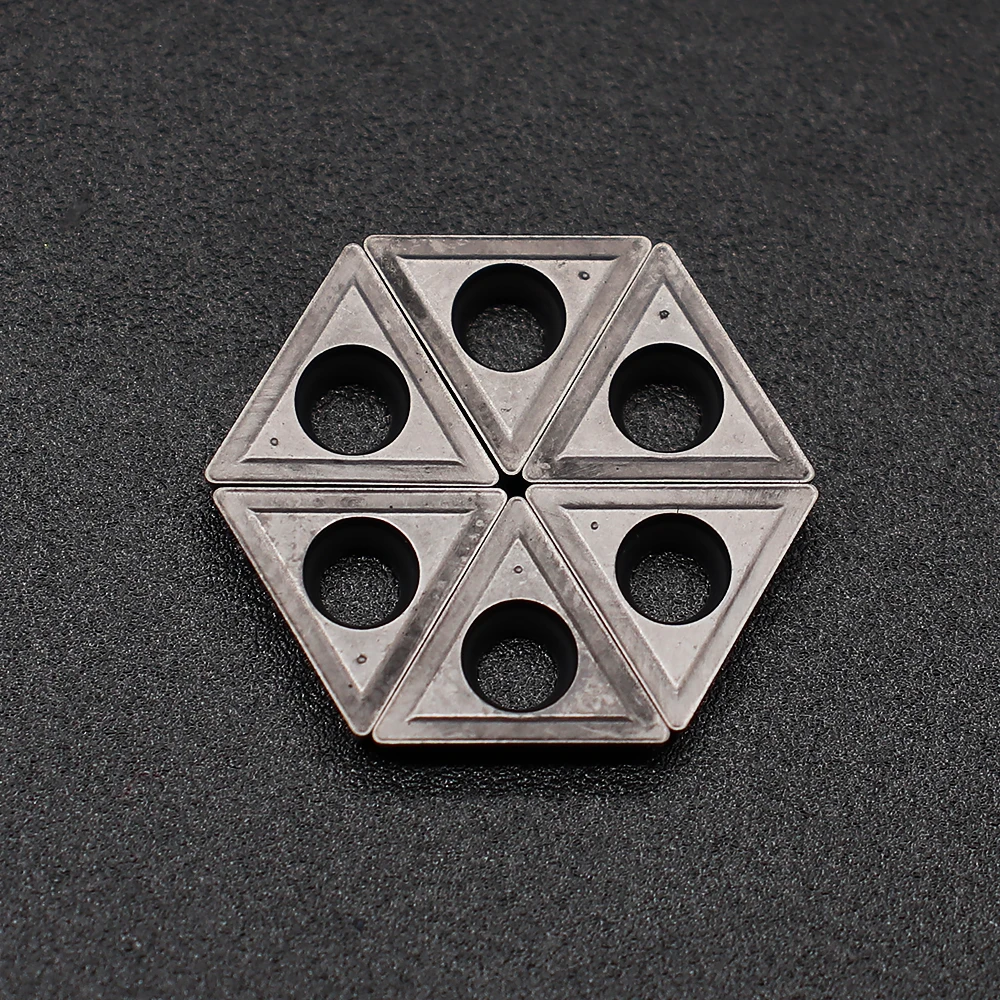 TCMT110204 MT 530 insertos de torneado de Material Cermet de alta calidad, herramientas de torno de Metal CNC, inserto de carburo adecuado para corte de acero